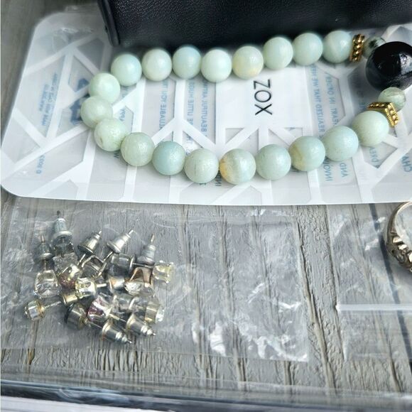 Body jewelry bundle w carry bag 60+ pc lot labret nose ring ear wrist - Picture 11 of 16